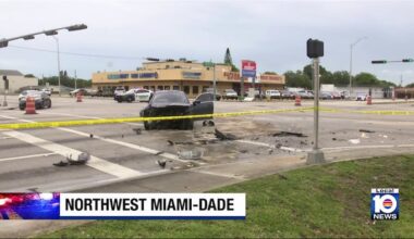 Crash in northwest Miami-Dade injures 4