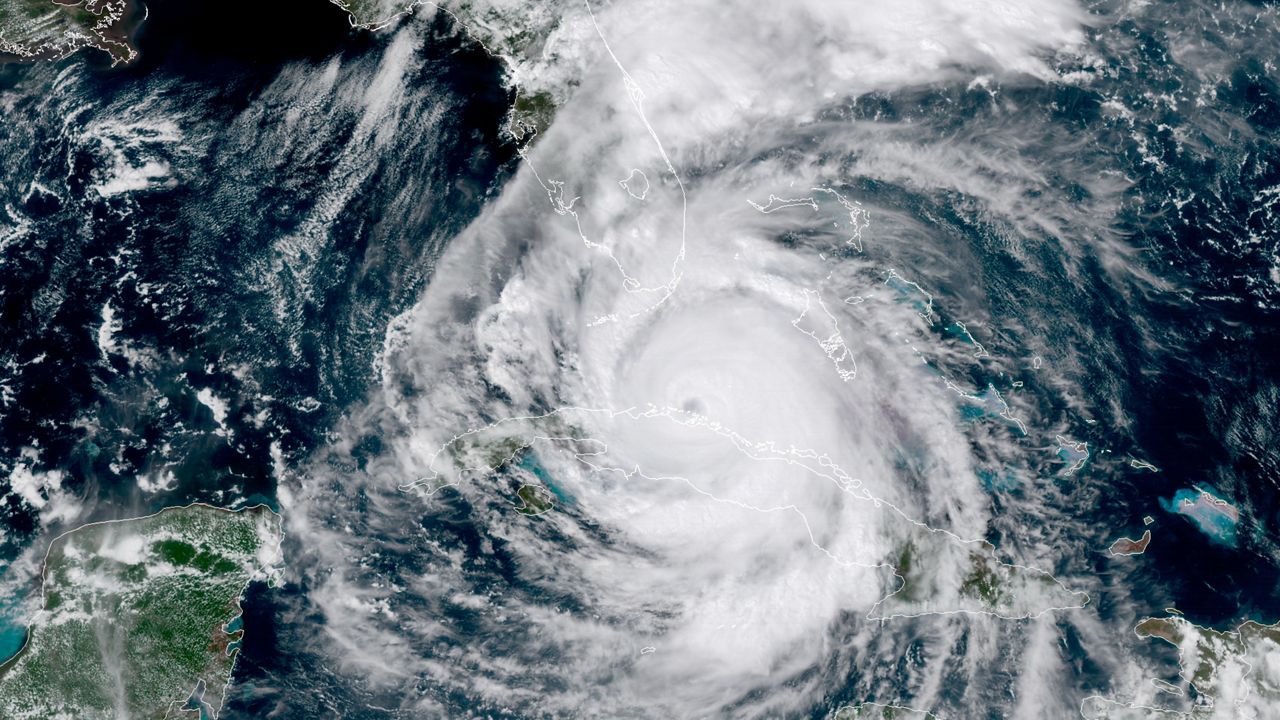 Satellite image of Irma (NOAA)