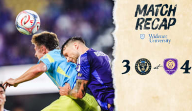 Recap | Union comeback effort falls short against Orlando City SC