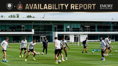Availability report: Squad to hit road for start of double header against Orlando