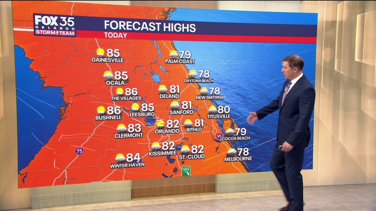 Orlando AM Weather Forecast: Cooler start to the week