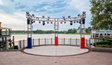 Performance area in Waterview Park at Disney Springs in Walt Disney World