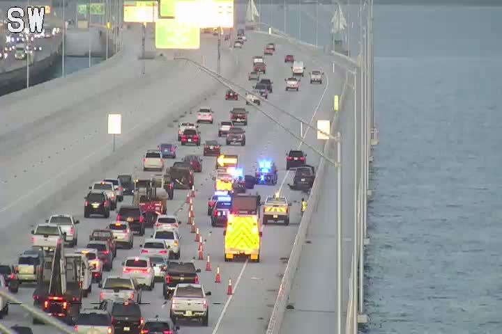 Tampa Motorcyclist Killed In Early Morning I-275 Crash on Howard Frankland Bridge