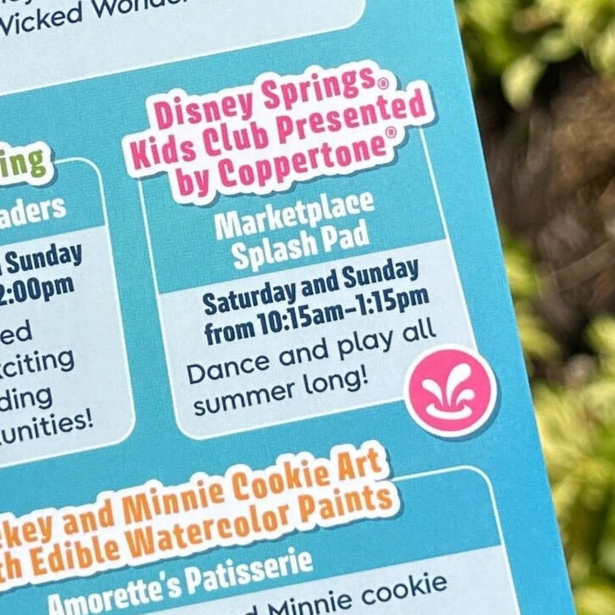Disney Springs debuts guide maps for 2026 Cool Kids Summer