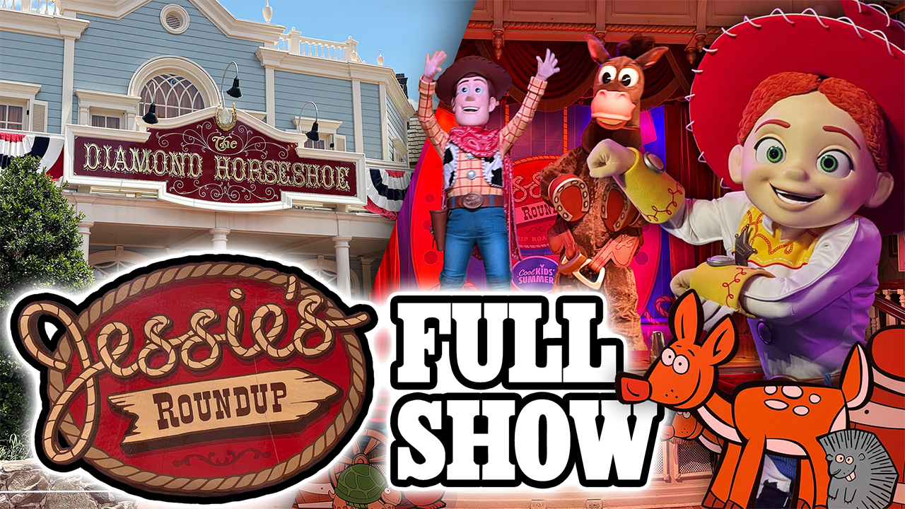 PHOTOS, VIDEO: Jessie's Roundup 'Toy Story 5' Show Debuts at Magic Kingdom's Diamond Horseshoe