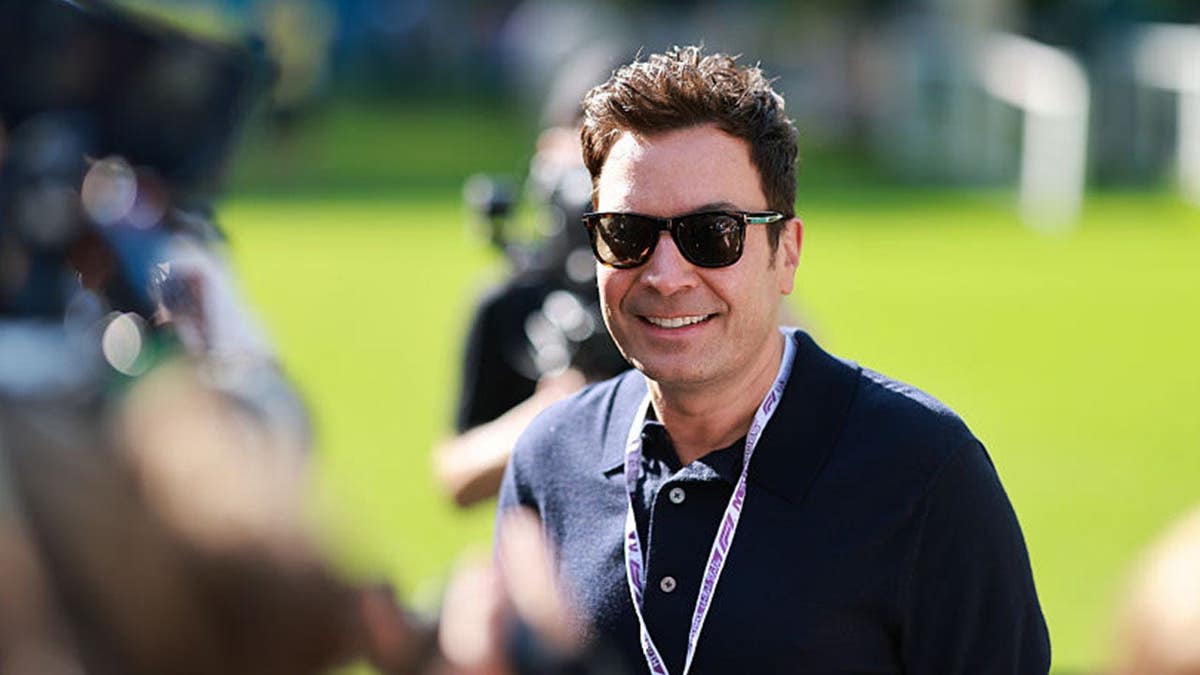 jimmy fallon at f1 miami team village