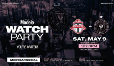 Season Ticket Members Invited! Inter Miami CF to Host Exclusive Modelo Watch Party for May 9 Match