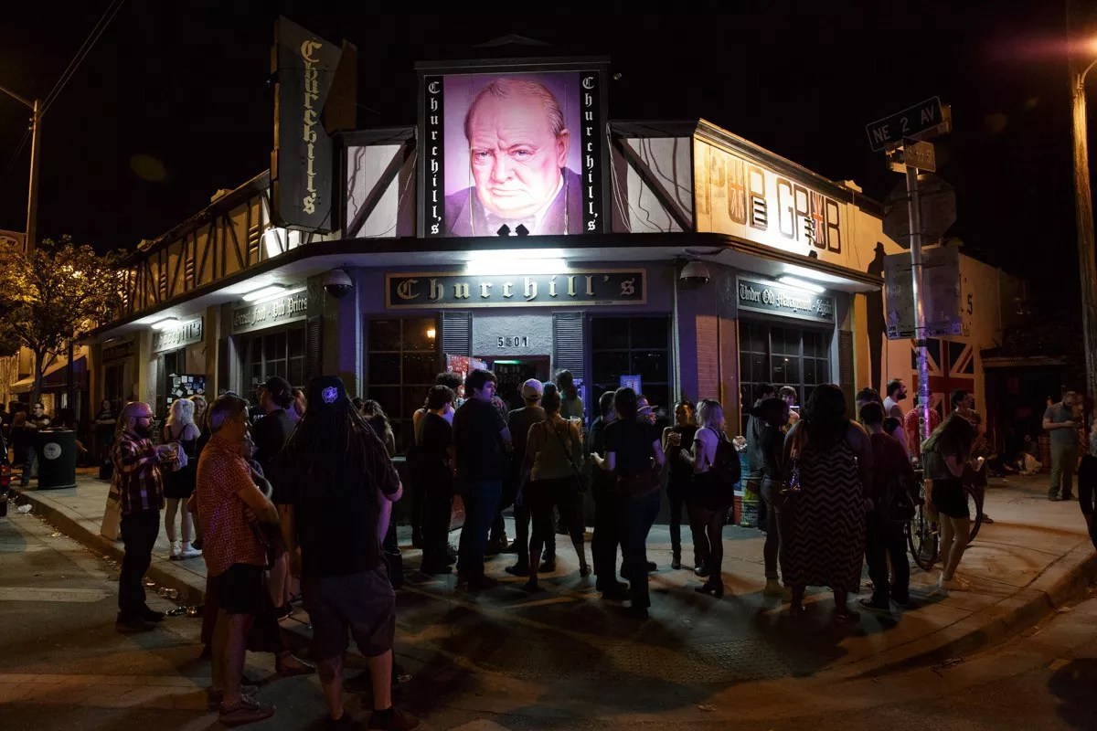 Photo of Miami local venue Churchill's Pub.