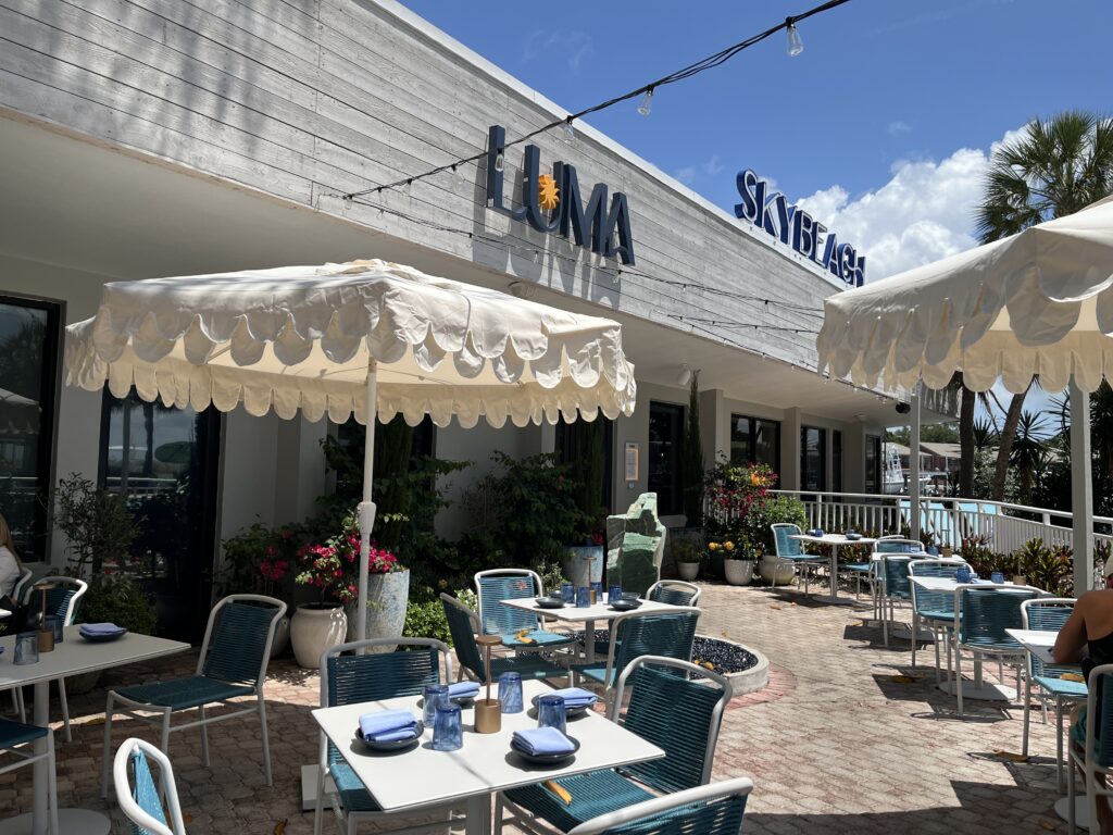 The exterior of a restaurant