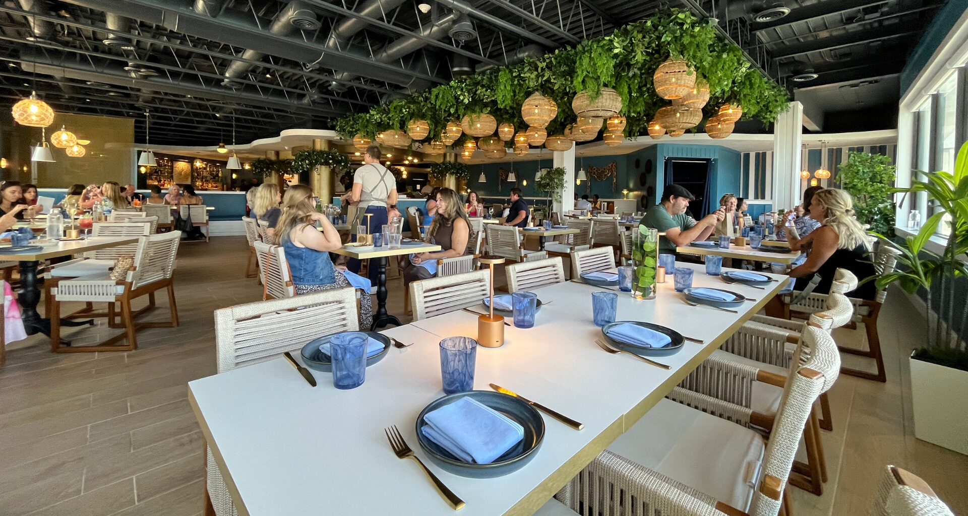 The interior of a restaurant