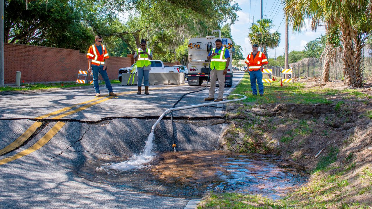 Maitland crews continue to assess sinkhole repair options