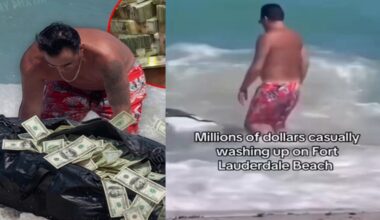 Florida man finds millions of dollars in cash on beach, calls cops