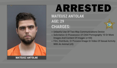 Man Arrested on 100 Counts of Child Pornography Charges