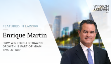 Enrique Martin Discusses Miami Office Expansion and Strategic Growth with Law360 Pulse