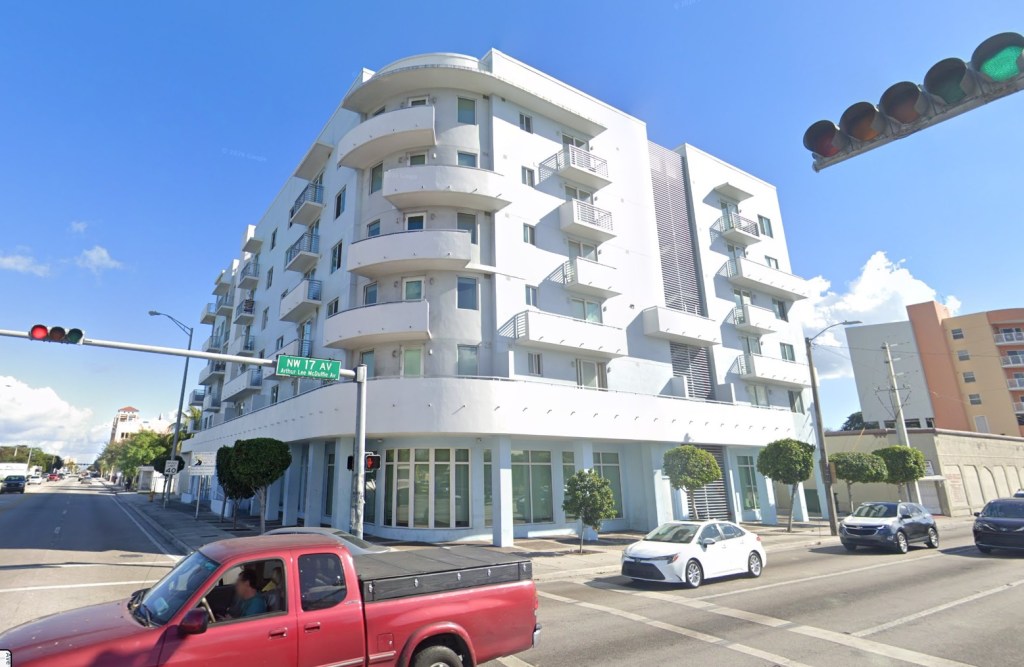 The Miami residence where Antwan Carter allegedly shot and killed his girlfriend's brothers.