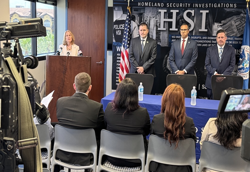 Agreement signing event with HSI.