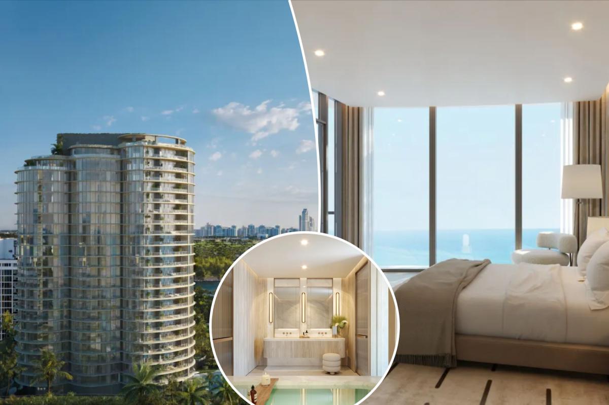 Splashy Miami penthouse lands contract for $68.3M