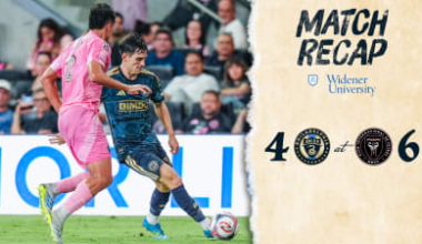 Recap | Union fall in historic battle with Inter Miami CF