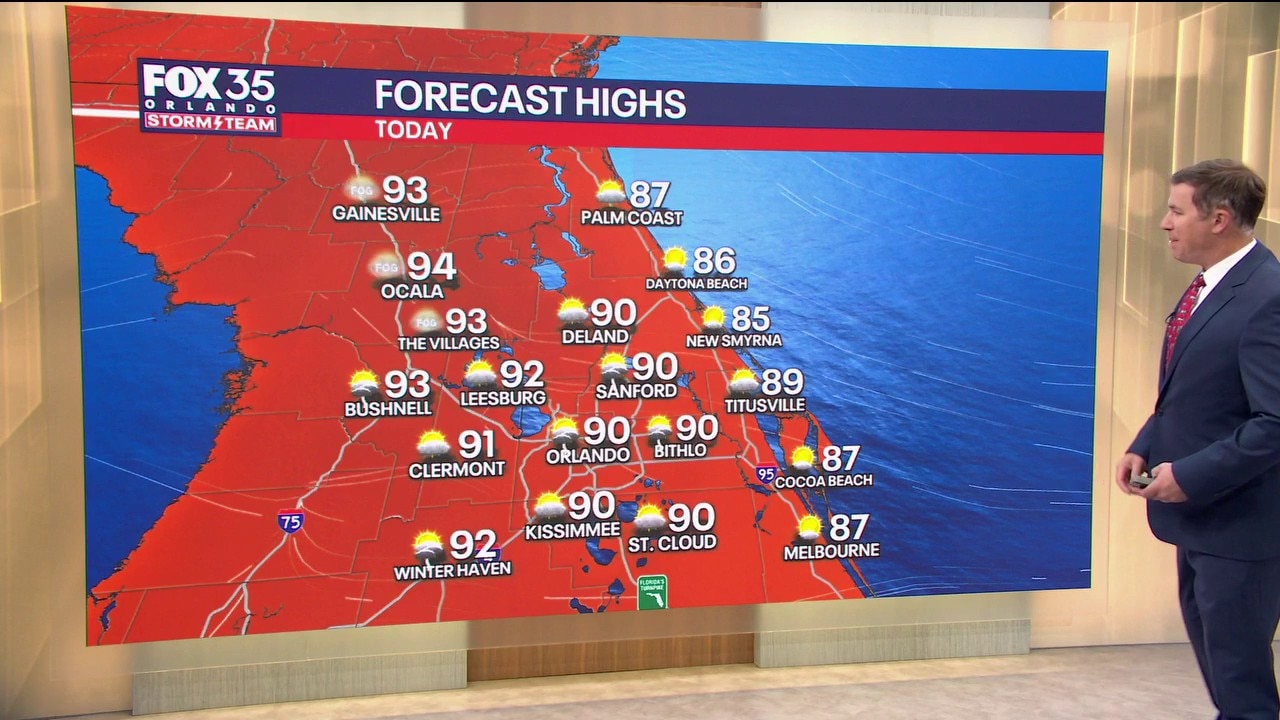 Orlando AM Weather Forecast: Afternoon showers expected