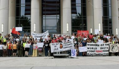 International Workers Day celebrated in Jacksonville, Florida.