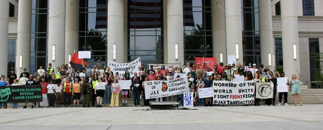 International Workers Day celebrated in Jacksonville, Florida. | Fight Back! News International Workers Day celebrated in Jacksonville, Florida.