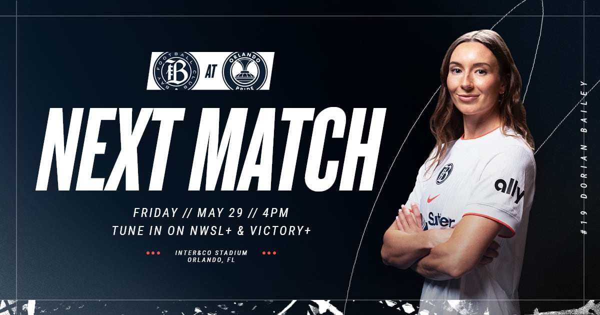 Match Preview: Bay FC Takes on Orlando Pride Friday in Final Match Before June International Break