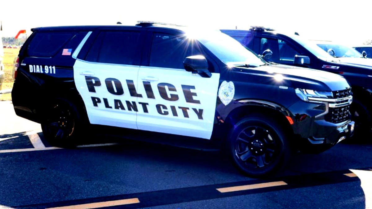 Plant City police cruiser parked outside