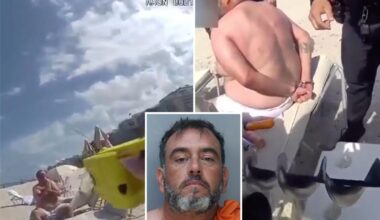 Florida man busted for threatening beachgoers with drill