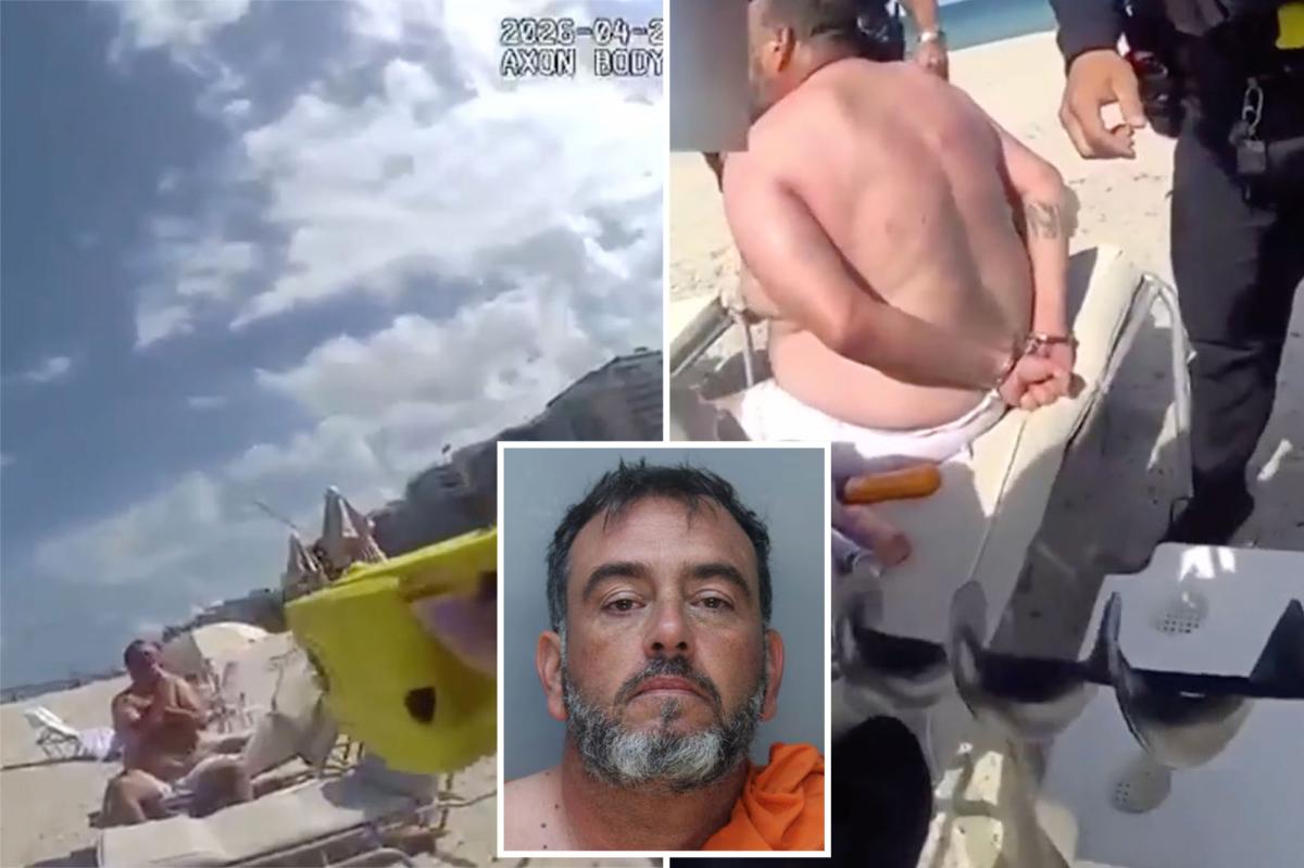 Florida man busted for threatening beachgoers with drill