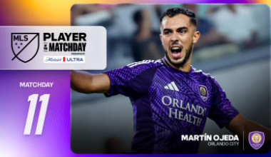 Orlando City: Martín Ojeda named Player of the Matchday