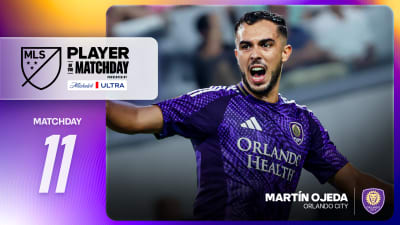 Orlando City: Martín Ojeda named Player of the Matchday