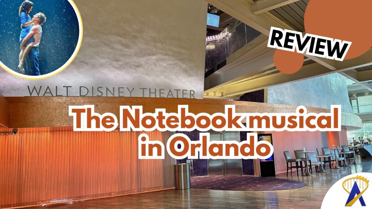 review of The Notebook musical in Orlando - Walt Disney Theater photo by Dani Meyering