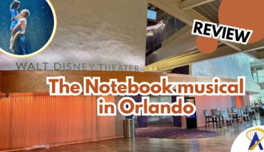 review of The Notebook musical in Orlando - Walt Disney Theater photo by Dani Meyering