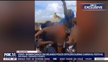 Video: Women twerking at Orlando officers at Orlando Carnival Downtown event