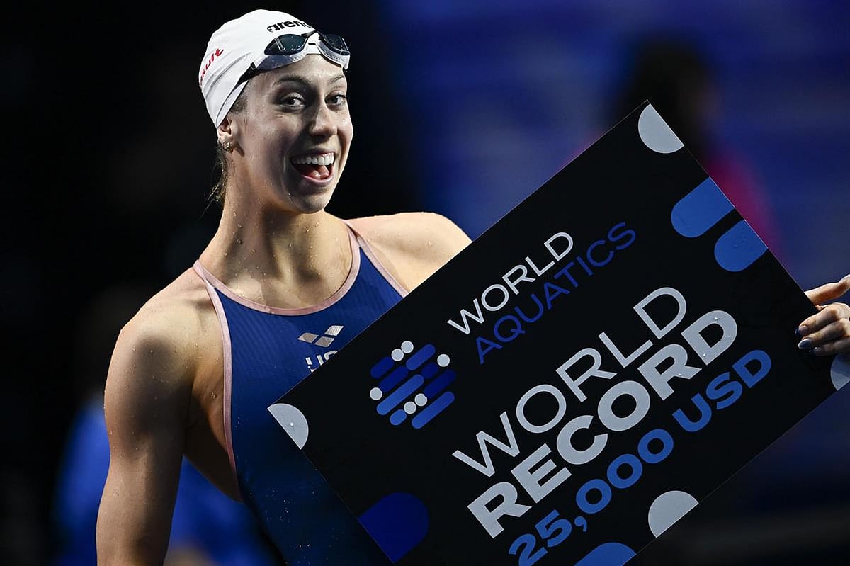 Gretchen Walsh Shatters 100m Butterfly World Record Again in Fort Lauderdale