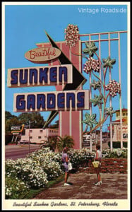 Sign Color Postcard 1960s Erected 1960 Or Prior