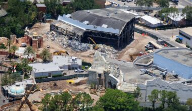 Sinbad Theater Almost Completely Demolished in The Lost Continent at Universal Studios Florida