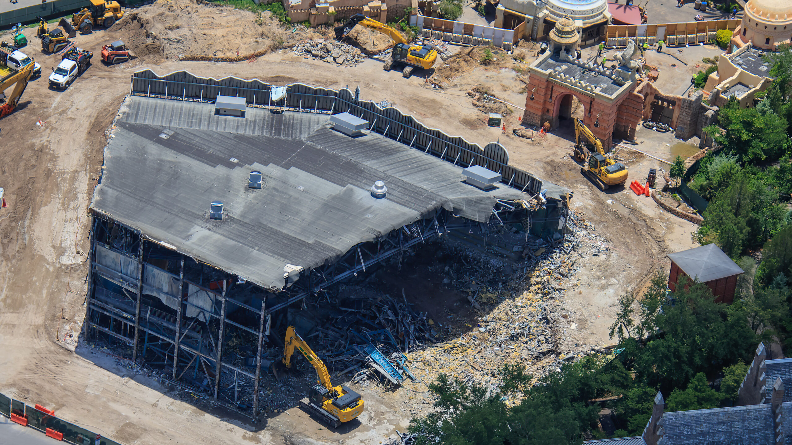 Sinbad Theater Almost Completely Demolished in The Lost Continent at Universal Studios Florida