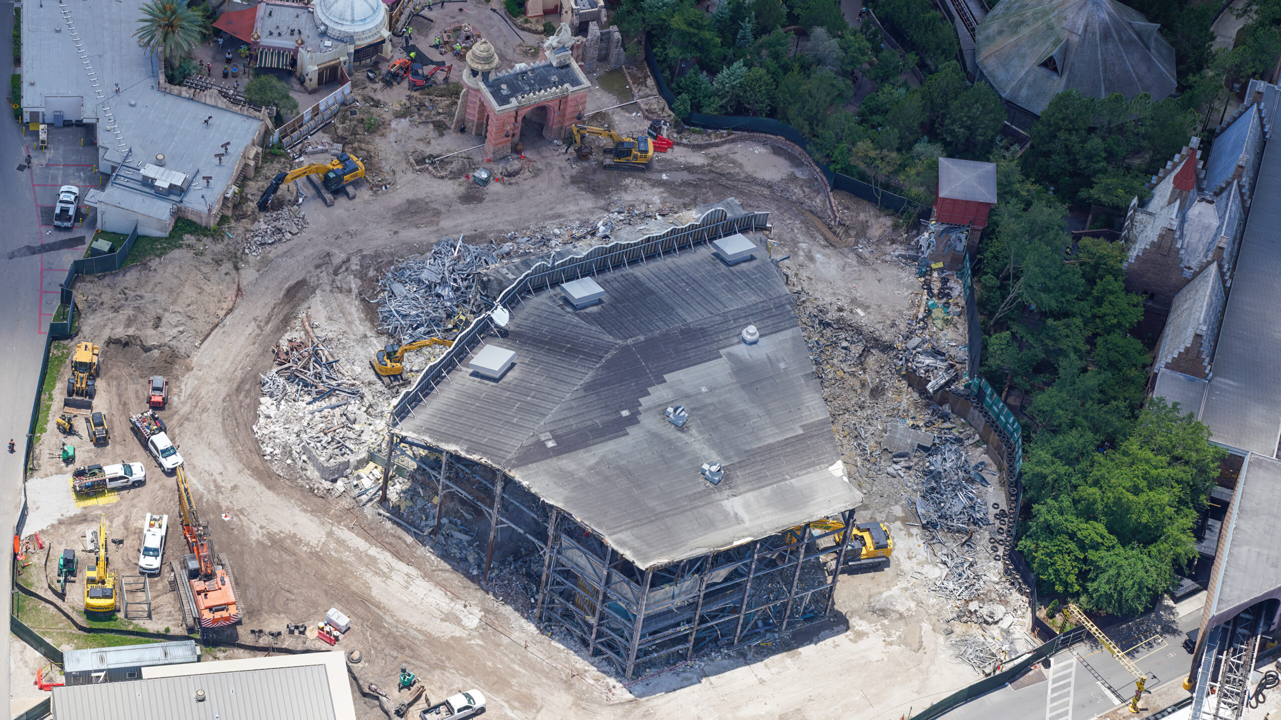 Sinbad Theater Almost Completely Demolished in The Lost Continent at Universal Studios Florida