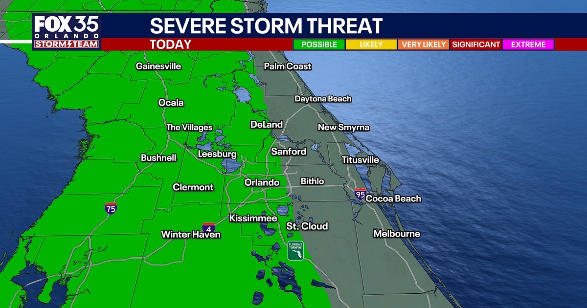 Orlando weather: Hot, humid day with possible storms to conclude weekend