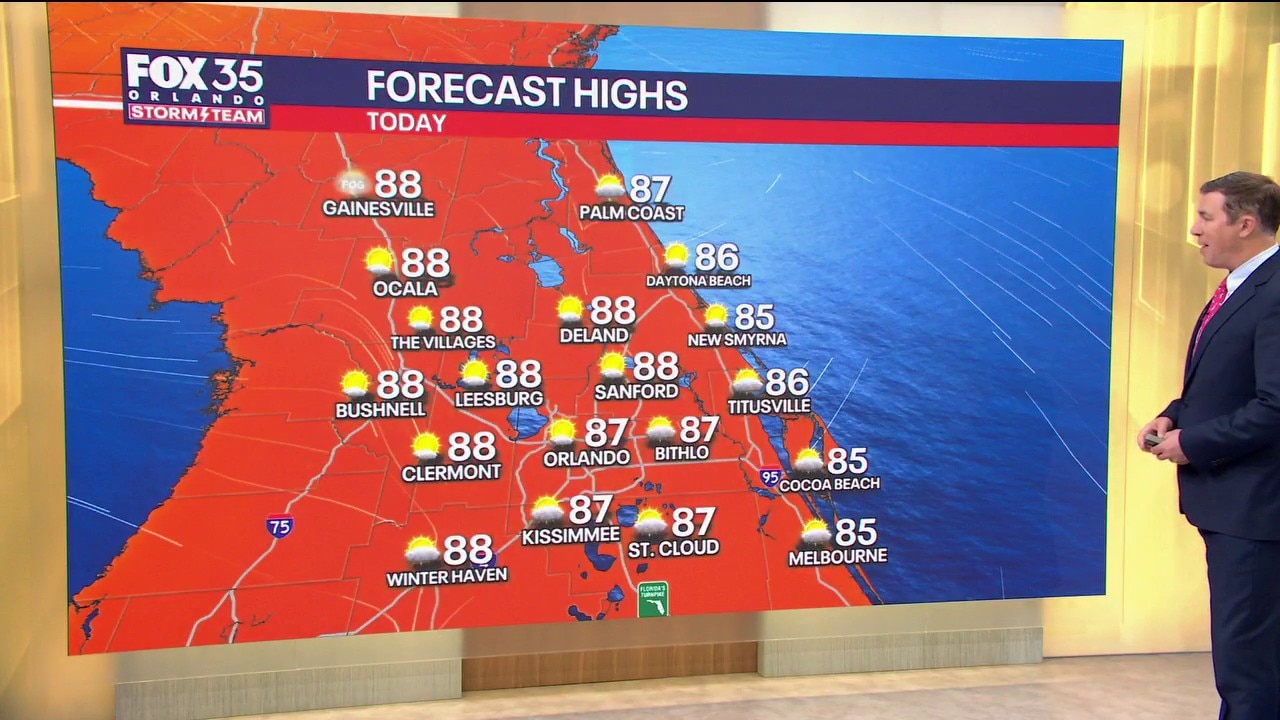 Orlando AM Weather Forecast: Drier, seasonably warm day ahead