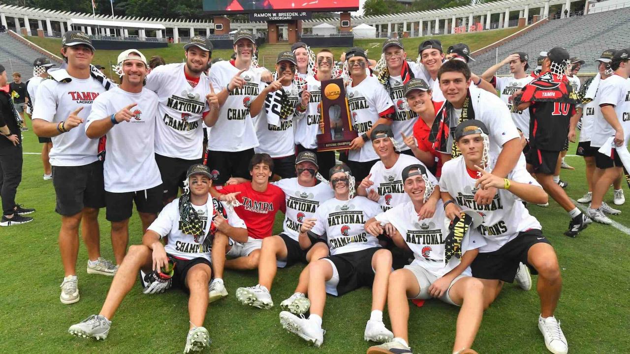 Tampa wins 2026 DII men's lacrosse championship