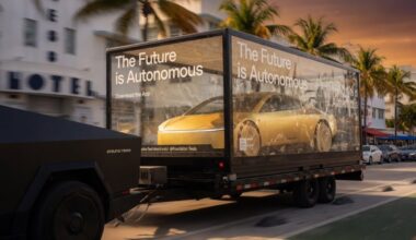 Tesla Cybercab at the Miami F1 Fan Fest 2026: Credit: TESLARATI