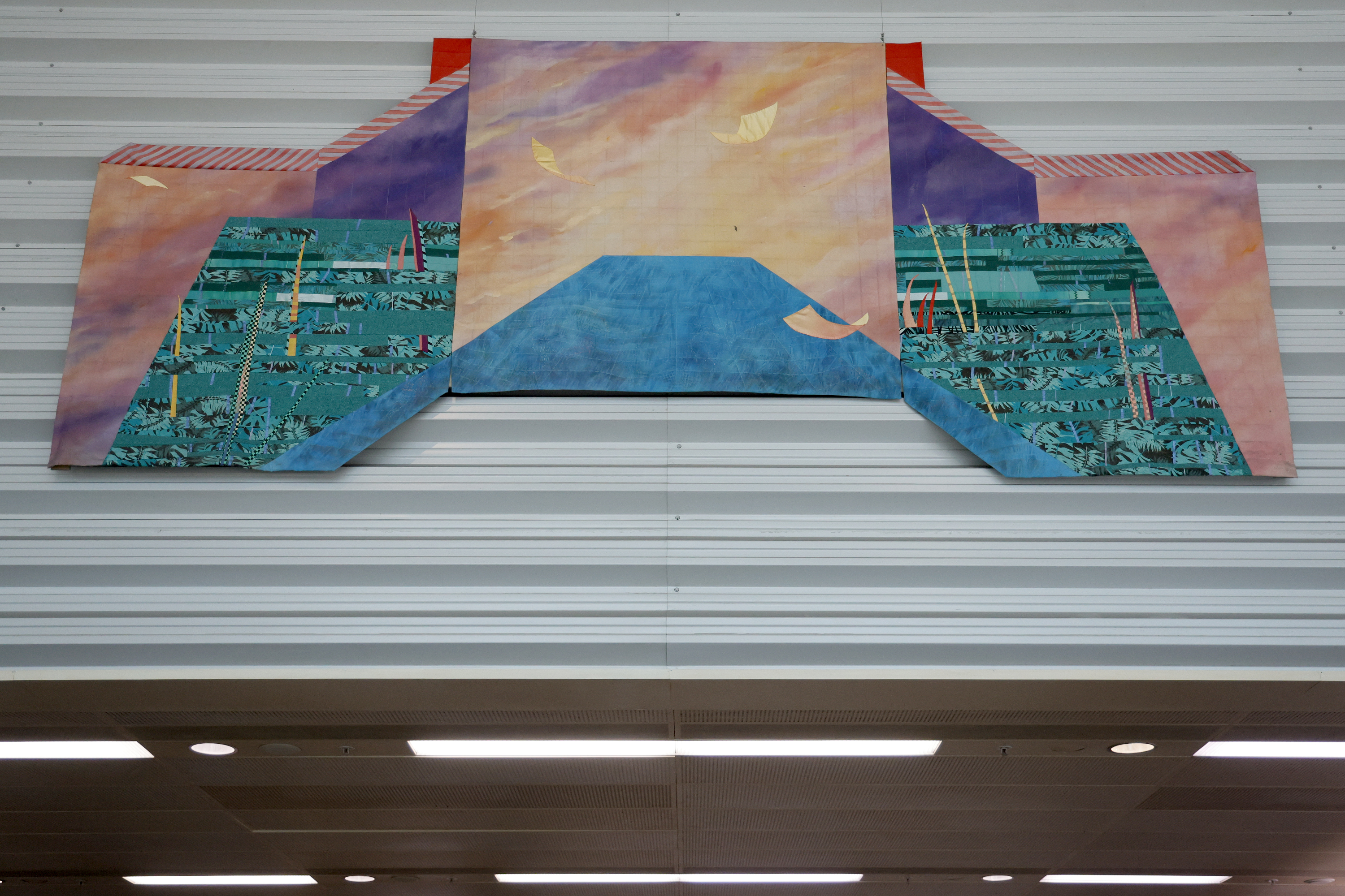 Elizabeth Buschâs âGateway to the Southâ is on display in...
