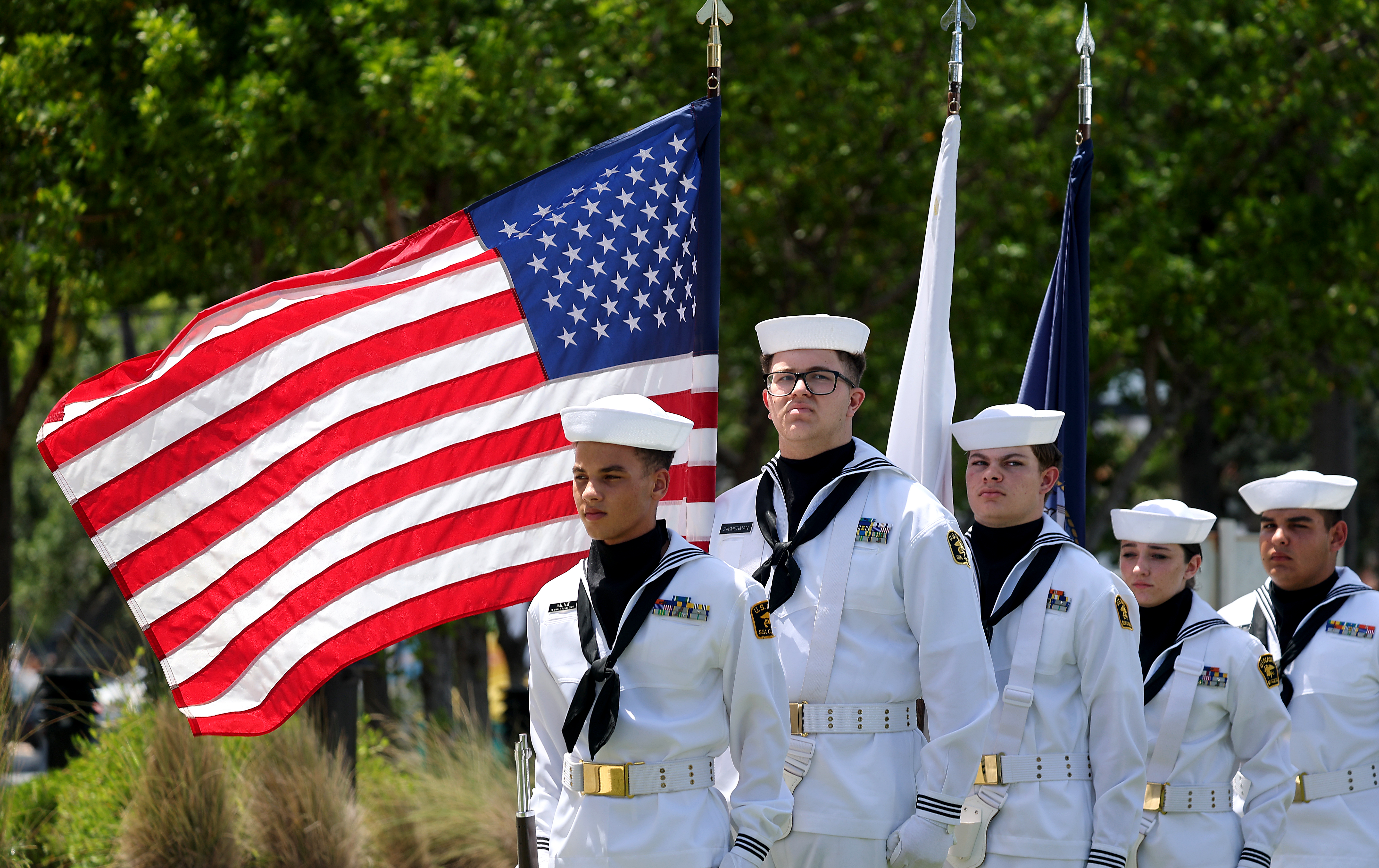 Members of the Fort Lauderdale division of the U.S. Naval...