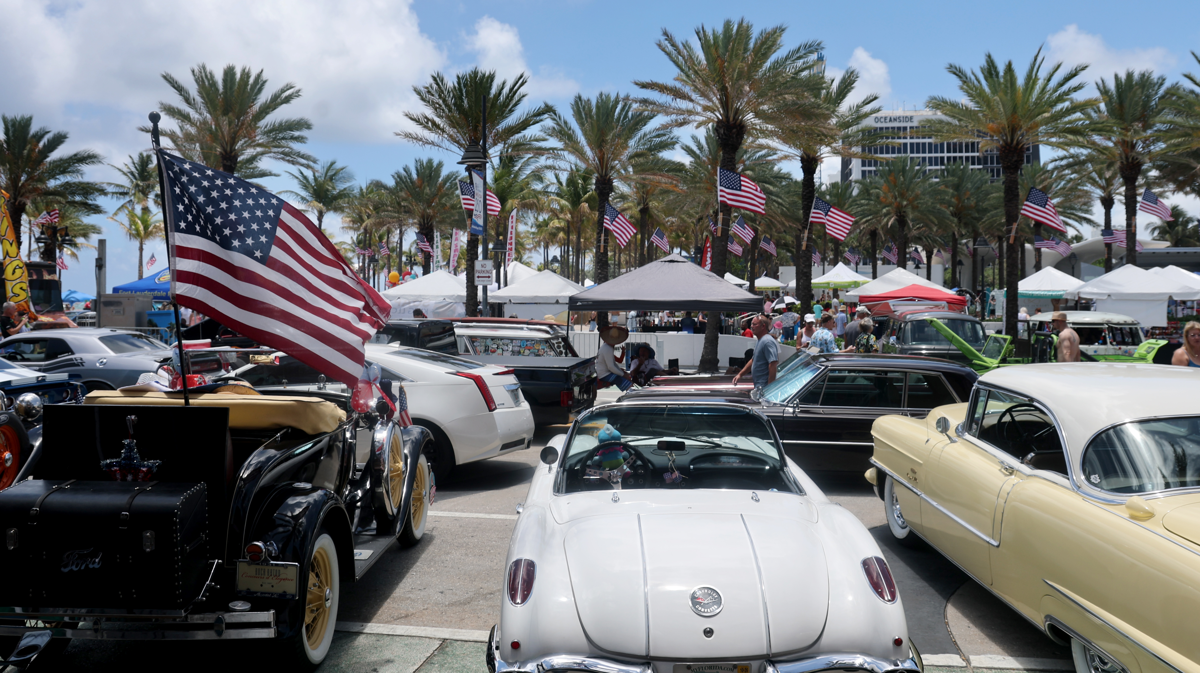 Classic Cars on Fort Lauderdale beach on Saturday, May 23,...