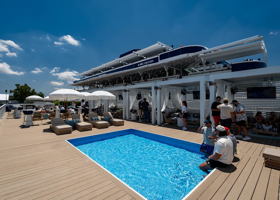 The cabanas were a more way to experience the action at F1 Miami Grand Prix