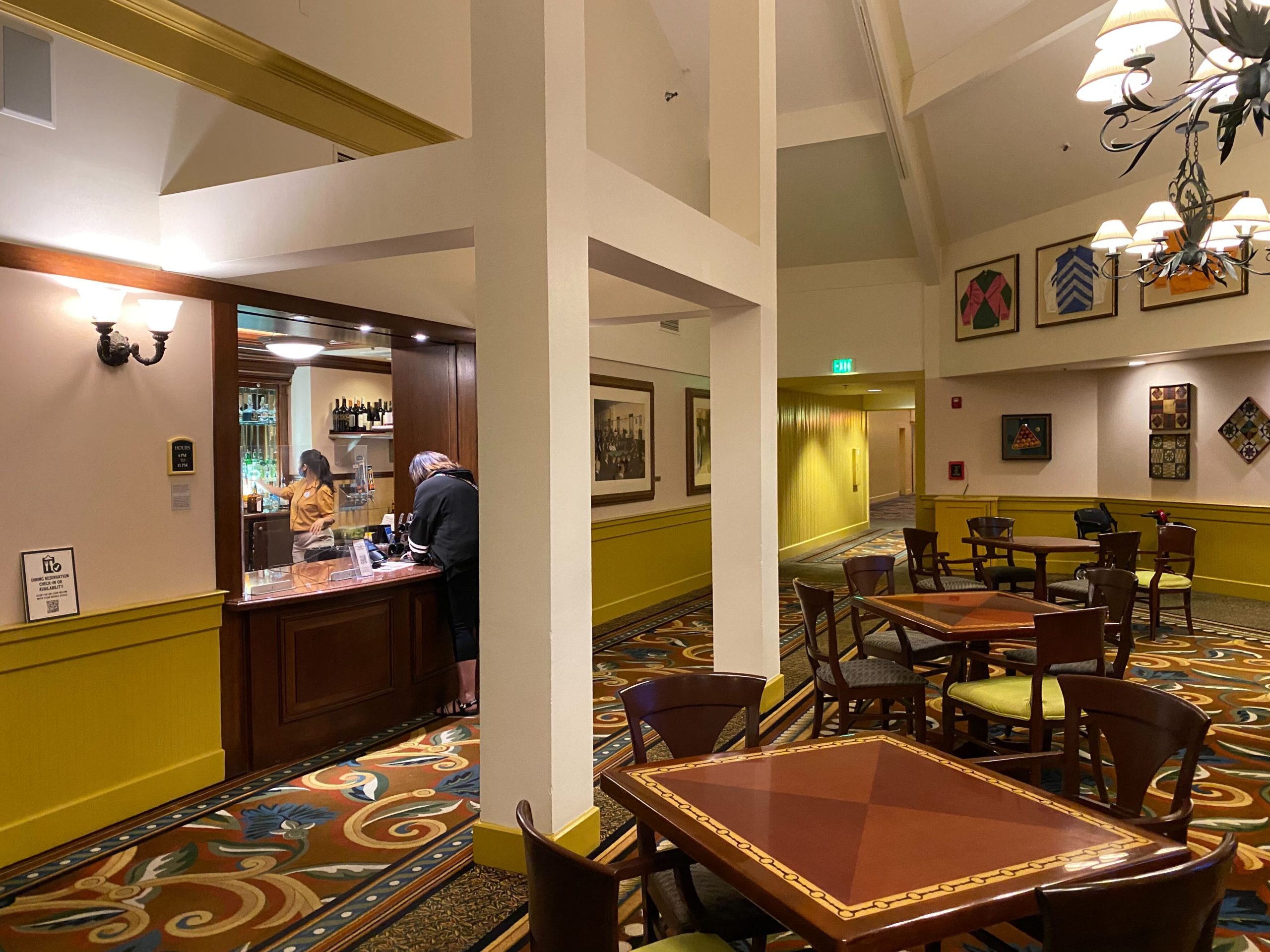 Turf Club Lounge at Disney's Saratoga Springs Resort