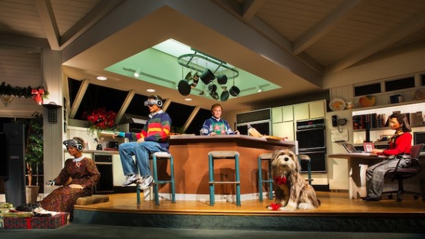 It's a great, big beautiful tomorrow inside Act 4 of Walt Disney's Carousel of Progress in Tomorrowland at the Magic Kingdom theme park that is part of the Walt Disney World Resort. The attraction original premiered at the 1964 New York World's Fair. It was moved to Disneyland where it ran in Tomorrowland there until 1974. Then it moved to Walt Disney World opening there in 1975. (Photo courtesy, The Walt Disney World Resort)