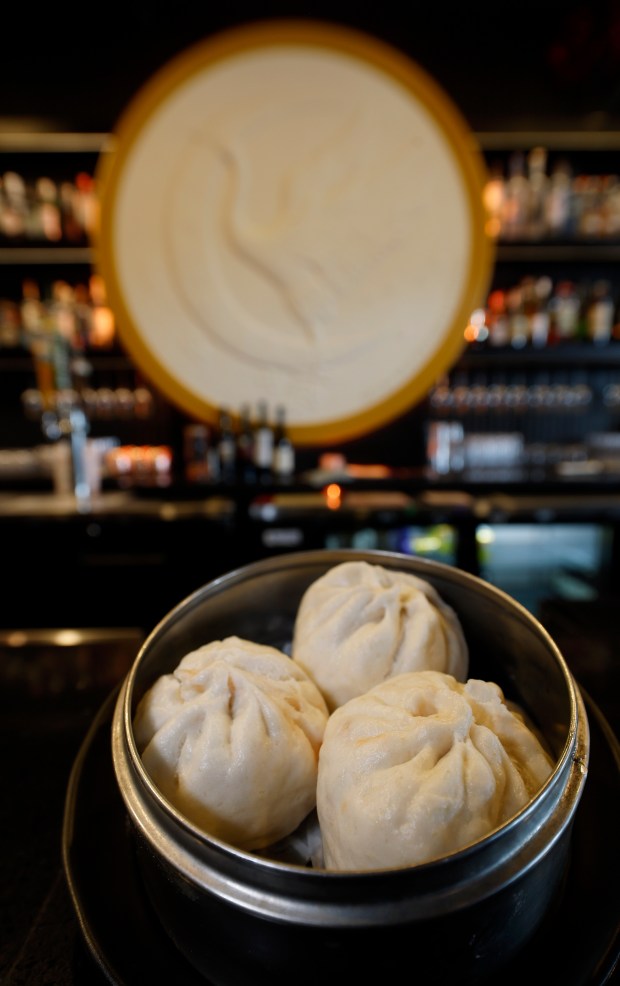 Steamed Char Siu Bao by Chef Jackie Lau at Moon Wok, on Monday, May 18, 2026. (Ricardo Ramirez Buxeda/ Orlando Sentinel)